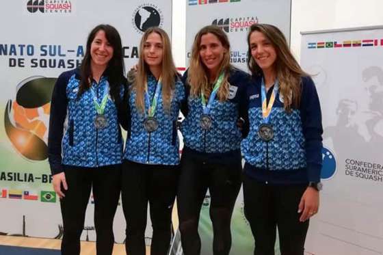 Dos salteñas, en el podio sudamericano de squash