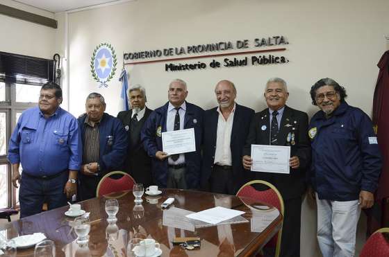 Veteranos de Malvinas recibieron reconocimiento como promotores de salud