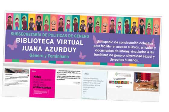 La biblioteca virtual de feminismo y género registró 1.833 visitas el primer mes