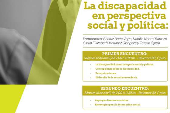 Encuentro sobre La Discapacidad en Perspectiva Social y Política