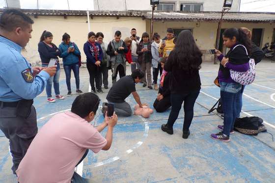 La comunidad de villa Los Sauces fue capacitada en emergencias de salud