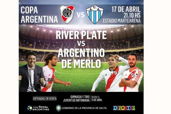 Continúa la venta de entradas para River ante Argentinos de Merlo