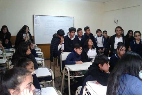 Los jóvenes del colegio Benjamín Zorrilla se suman al aprendizaje preventivo contra las adicciones