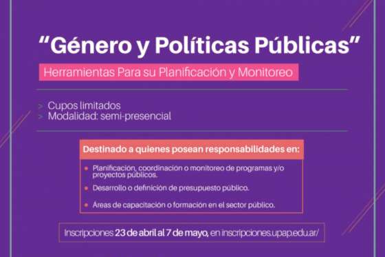 Formación sobre género para la administración pública