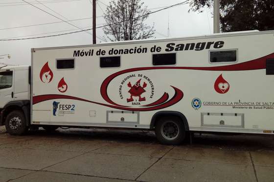 Promoción y colecta de sangre en General Güemes