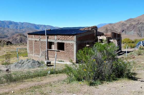 Avanza la construcción de un puesto sanitario en Campo Quijano