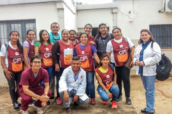 Primera Infancia realiza tareas preventivas contra el dengue en Rivadavia Banda Norte y Dragones