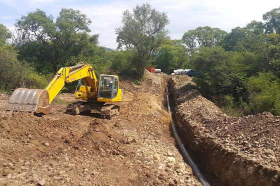 Finalizó la construcción de un nuevo acueducto en Vaqueros