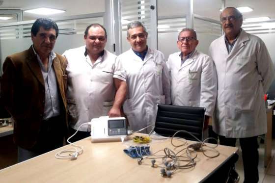 El hospital de Las Lajitas recibió un electrocardiógrafo en calidad de donación