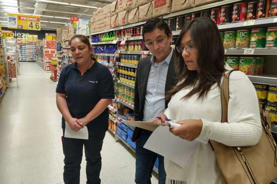 Defensa del consumidor realizó controles de precios esenciales