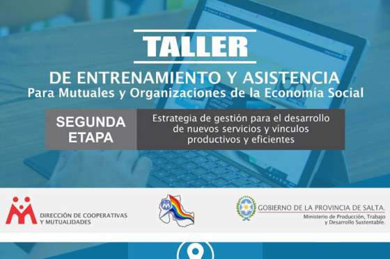 Nueva capacitación para mutuales, cooperativas y entidades de economía social