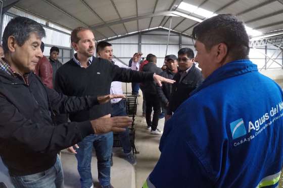 Comenzó la habilitación del acueducto El Acay