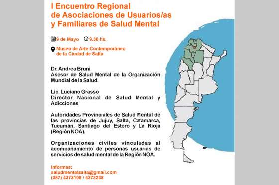 Encuentro regional de asociaciones de usuarios de salud mental en Salta