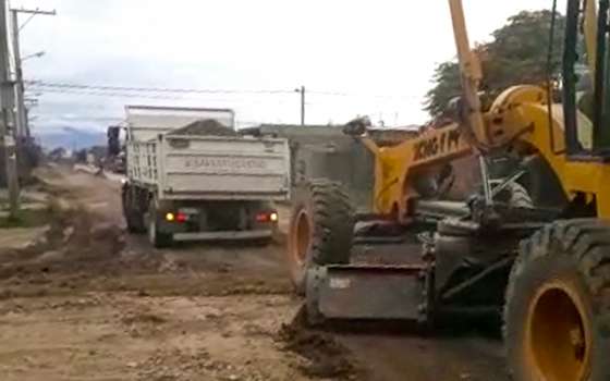 Obras viales mejoran el servicio de Saeta en barrio San Calixto