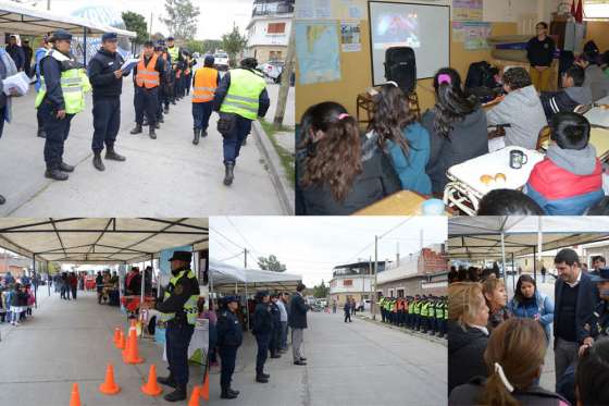 Exitosa jornada preventiva de seguridad en barrios de zona oeste