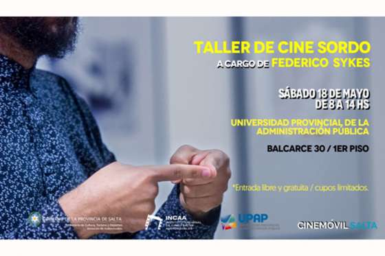 Dictarán hoy un taller de Cine Sordo