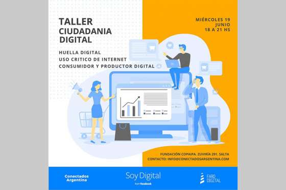 Llega a Salta #SOYDIGITAL, el programa de Facebook en formación de ciudadanos críticos