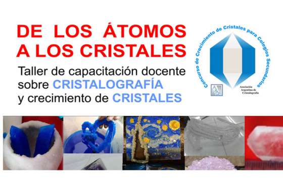 Taller de capacitación docente en cristalografía y crecimiento de cristales