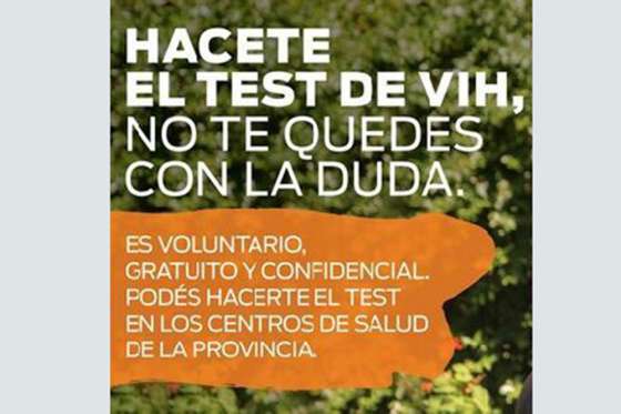 Salud Pública promueve la realización del test rápido para detectar infección por VIH