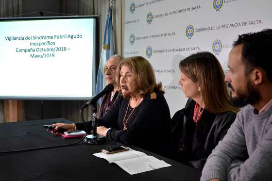 Salud Pública presentó los resultados de la vigilancia epidemiológica 2018/2019