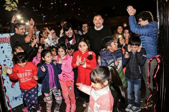 Isa acompañó a vecinos de El Bordo en la inauguración de la Fundación Madres