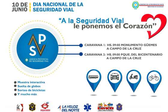 Actividades para conmemorar el Día Nacional de la Seguridad Vial