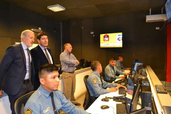 El titular de la DAIA destacó la tecnología  del Sistema de Emergencias 9-1-1