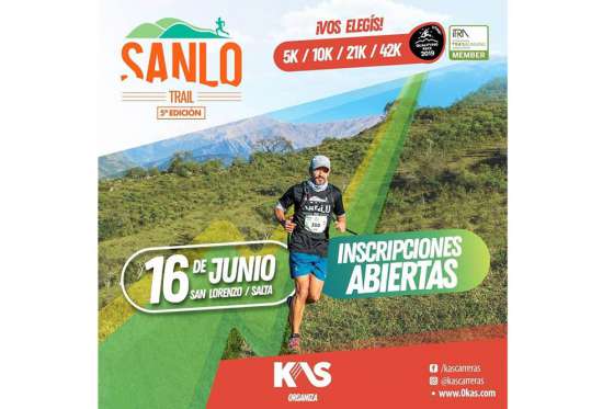 Hoy presentarán una nueva edición de la carrera Sanlo Trail