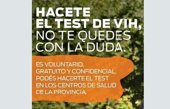 Hoy se realiza test para detección de VIH en el barrio El Pilar