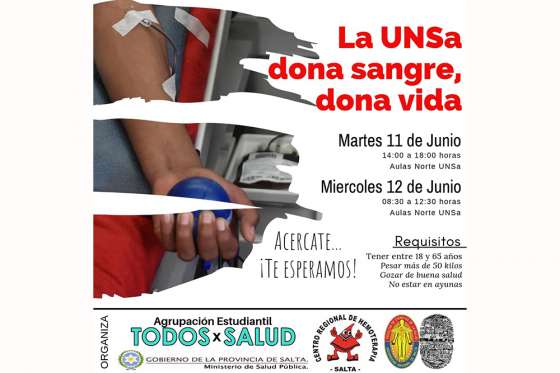 Continúa la promoción y colecta de sangre y registro de donantes de médula ósea