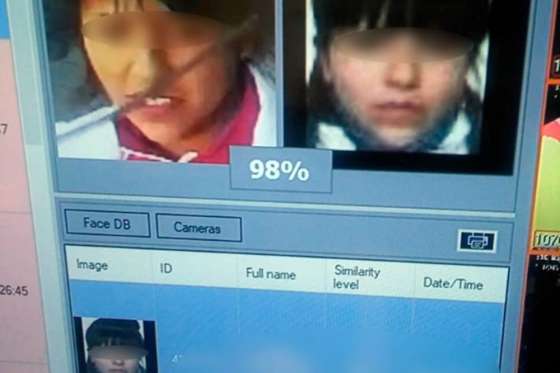 Las cámaras de reconocimiento facial permitieron detener a una persona con pedido de captura