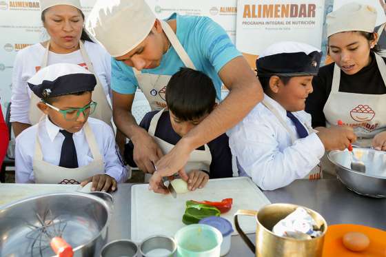 Alimendar celebró una nueva feria junto al programa La clave está en los niños