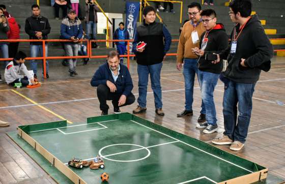 Se realizó el Segundo Campeonato de Robótica en el Microestadio Delmi