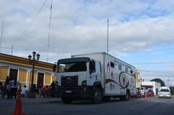 Promoción y colecta de sangre en Campo Santo