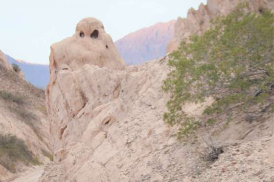 “El Búho”, una nueva geoforma en Angastaco