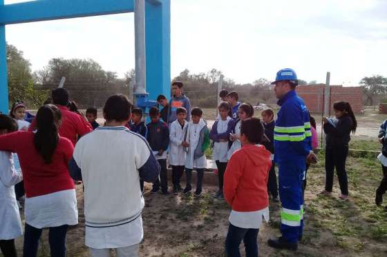 Alumnos de La Unión visitaron instalaciones de Aguas del Norte