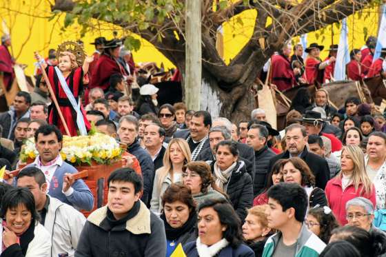 Isa acompañó al pueblo de El Galpón en su fiesta patronal