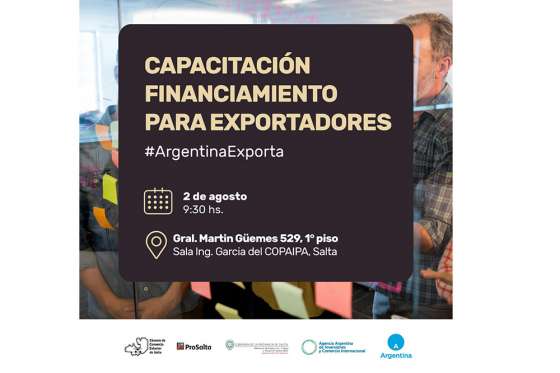 Empresas y emprendedores recibirán hoy capacitación en financiamiento para exportadores