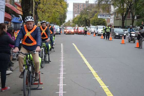 Seguridad concientiza sobre el rol del ciclista como actor vial