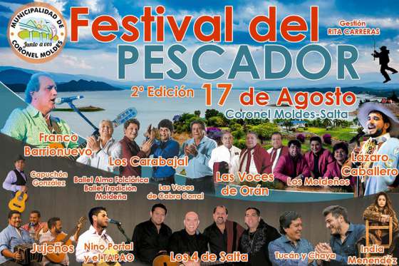 El lunes se realizará el lanzamiento del Festival del Pescador