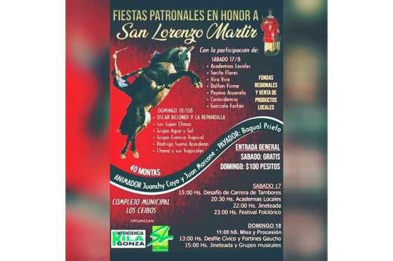 Presentan hoy las Fiestas Patronales en Honor a San Lorenzo Mártir