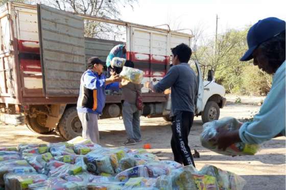 Se garantizó la contención alimentaria destinada a merenderos, comedores y a comunidades originarias