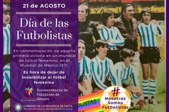 #SomosFutbolistas: se conmemora el día de las jugadoras de fútbol