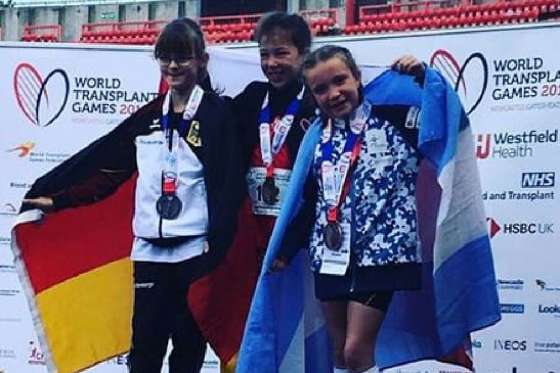 Medalla de bronce para Manuela Camacho en el Mundial de trasplantados