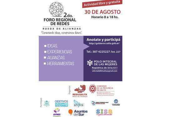 Hoy se realizará el Segundo Foro Regional de Redes