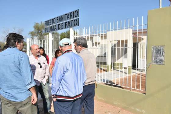 A fines de septiembre se inaugurará el nuevo edificio para el puesto sanitario en Pluma de Pato