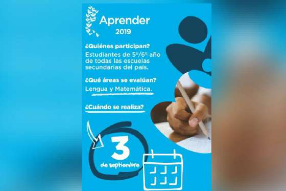 Hoy y mañana se realizará el Operativo Nacional de Evaluación Aprender a estudiantes de nivel secundario