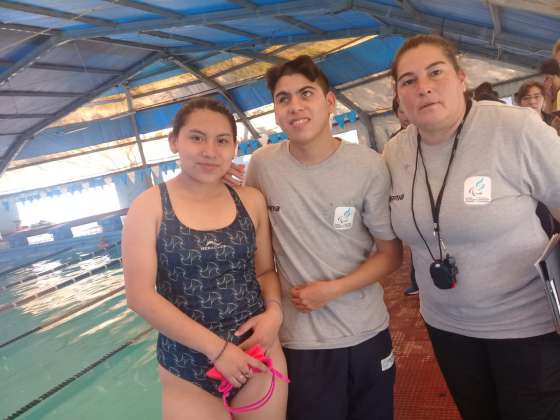 La final de natación de los Juegos Evita tuvo presencia Parapanamericana