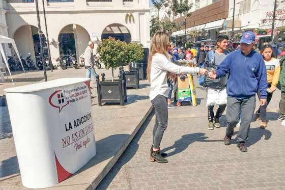 Concientizaron sobre ludopatía en distintos puntos de nuestra ciudad