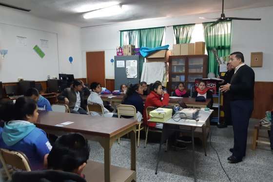 Seguridad capacitó a más de 240 estudiantes de Rosario de Lerma